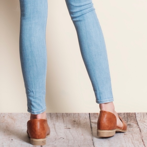 PEYTON Slip On Flats - COGNAC - Picture 2 of 4